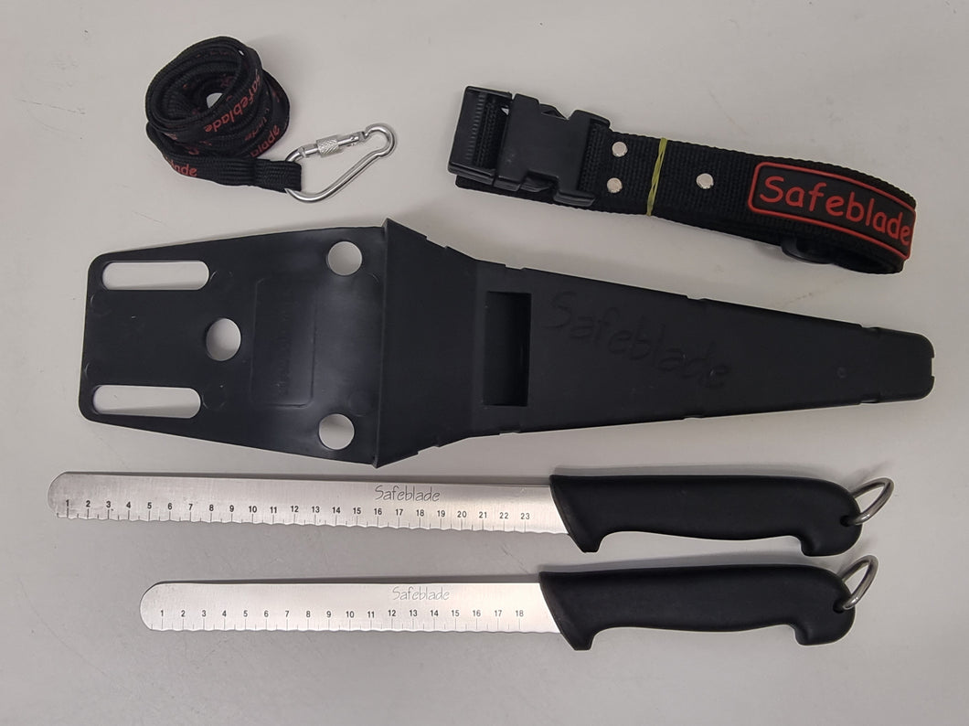 Safeblade 4 Black Handle Insulation Knife System (10